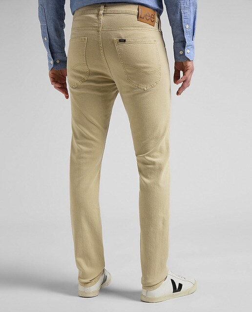 Vaquero de hombre Luke de corte slim en beige · Lee · El Corte Inglés