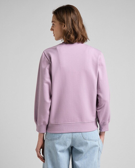 Sudadera de mujer de cuello redondo con logo delantero · Lee · El Corte  Inglés