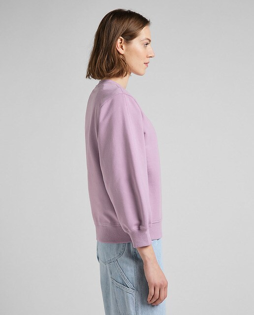 Sudadera de mujer de cuello redondo con logo delantero · Lee · El Corte  Inglés