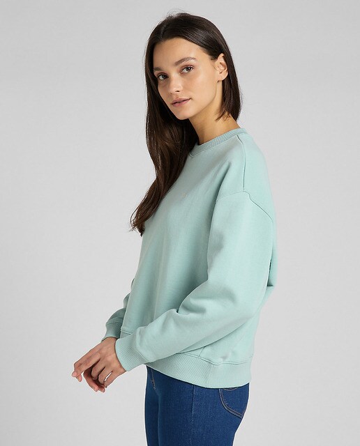 Sudadera de mujer holgada de cuello redondo · Lee · El Corte Inglés