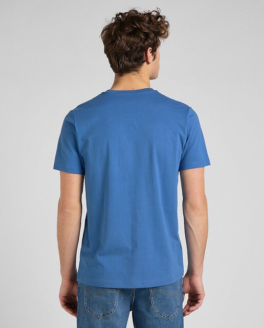 Camiseta de hombre en color azul de manga corta · Lee · El Corte Inglés