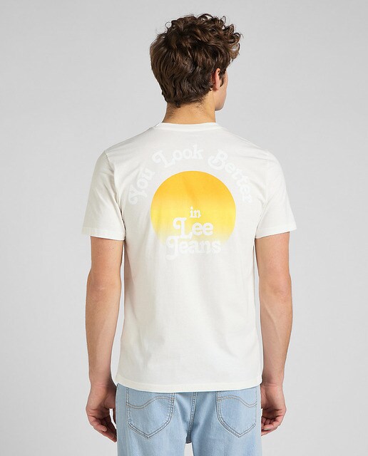 Camiseta de hombre en color natural de manga corta · Lee · El Corte Inglés