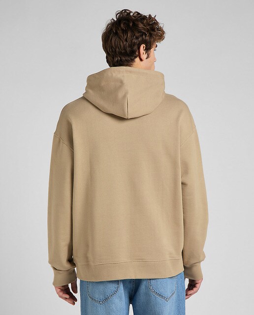 Sudadera de hombre en color beige con capucha · Lee · El Corte Inglés
