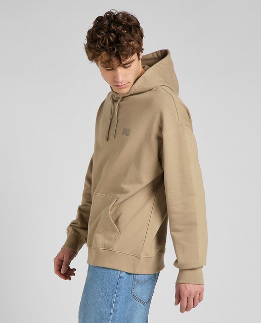 Sudadera de hombre en color beige con capucha · Lee · El Corte Inglés