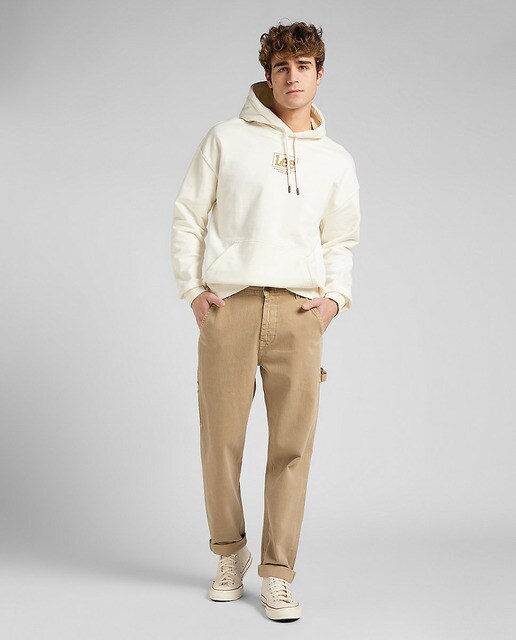 Sudadera de hombre en color natural con capucha · Lee · El Corte Inglés