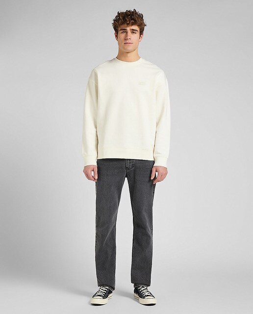 Sudadera de hombre en color natural de cuello redondo · Lee · El Corte  Inglés