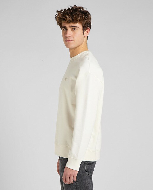 Sudadera de hombre en color natural de cuello redondo · Lee · El Corte  Inglés