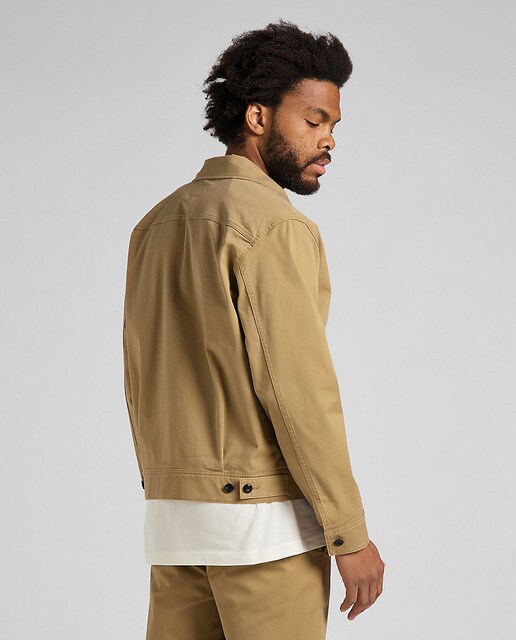Cazadora hombre en beige con cremallera · Lee · El Corte Inglés