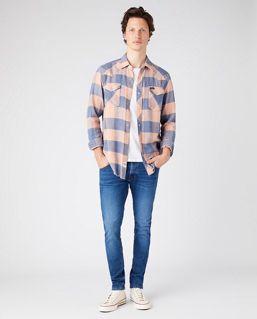 Camisa de hombre regular de cuadros en multicolor · Wrangler · El Corte  Inglés