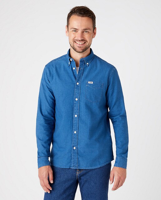 camisas vaqueras wrangler para hombre