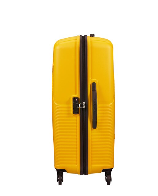 Trolley cabina 55 cm 4 ruedas American Tourister Soundbox amarilla