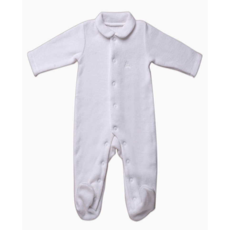Babygrow cardado - Branco Branco-1