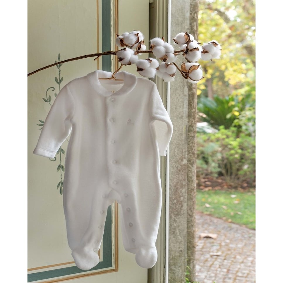 Babygrow cardado - Branco Branco-3