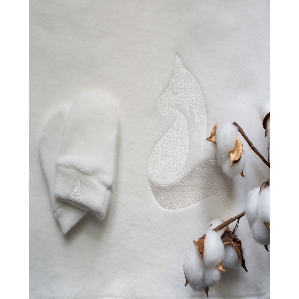 Luvas de bebé forradas- Branco CADHAN Branco-2
