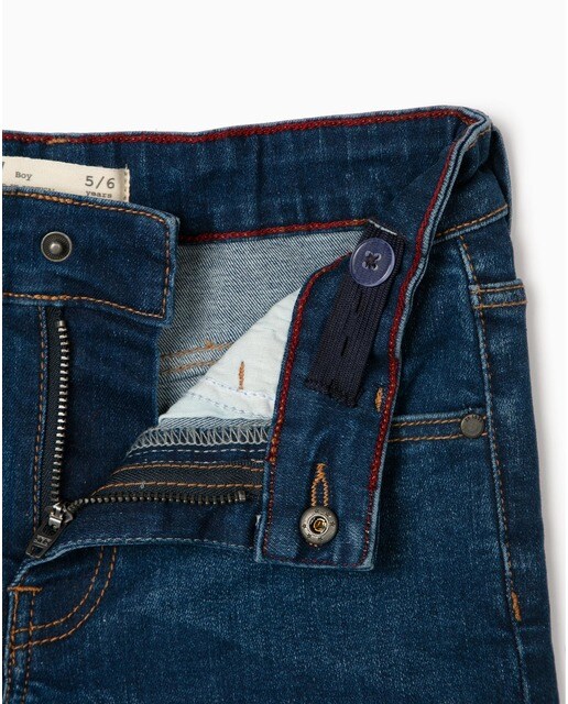 Pantalón de niño en denim azul con cintura ajustable · Zippy · El Corte  Inglés