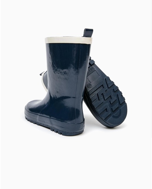 Botas de agua de bebé niño en color azul marino con suela antideslizante ·  Zippy · El Corte Inglés
