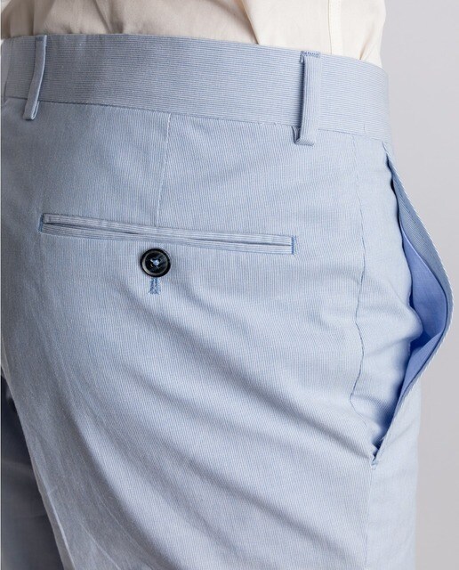 Pantalón de vestir de hombre regular en azul claro · Wickett Jones · El  Corte Inglés