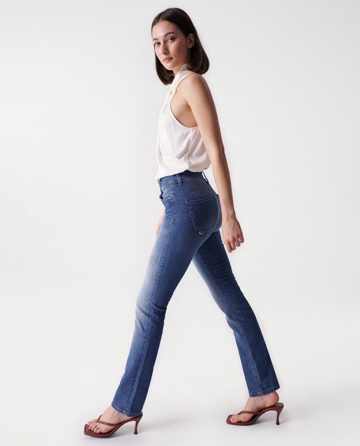Vaquero de mujer secret push in slim · Salsa · El Corte Inglés
