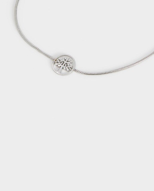 Pulsera de mujer con abalorio de árbol en plateado · Parfois · El Corte  Inglés