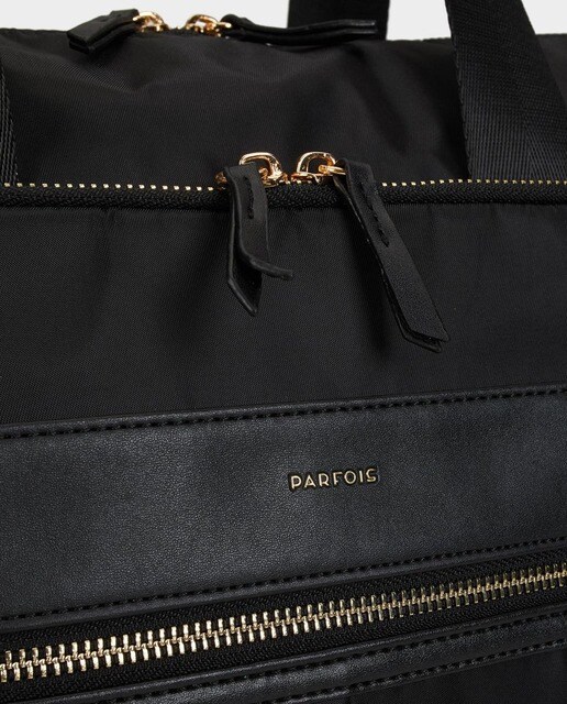 Bolso de hombro Parfois con cremallera en negro · Parfois · El Corte Inglés