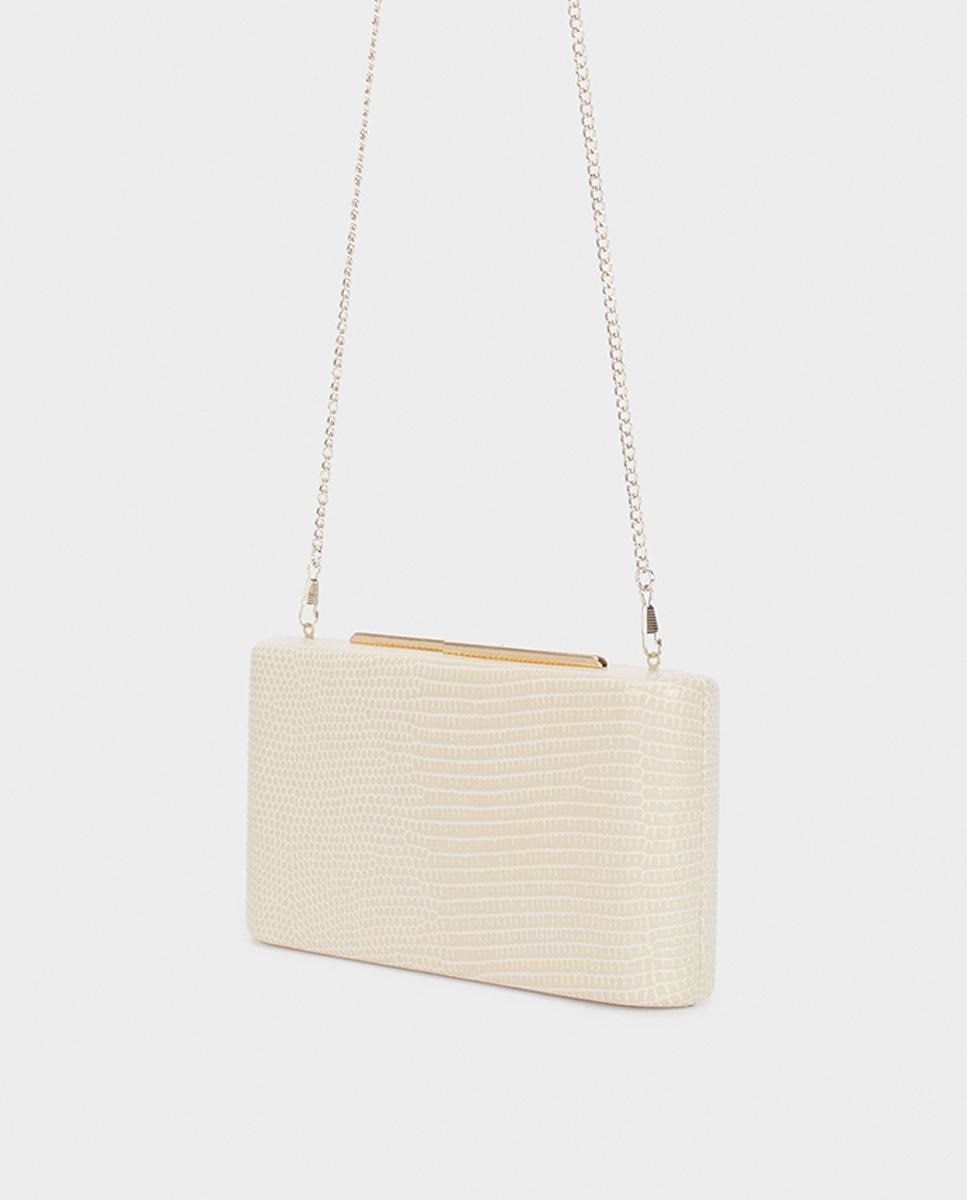 bolso beige parfois