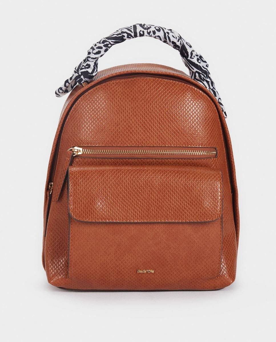 Mochila de mujer Parfois con bolsillo exterior en color