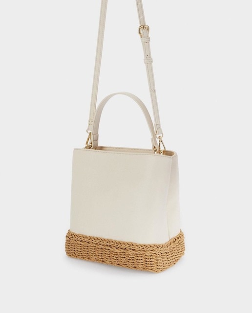 bolso beige parfois