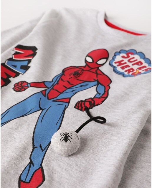 Pijama Niño Superman Krypton Gris DC Comics - Ropa Interior | Paris.cl