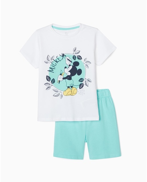 Pijama de niño en blanco con estampado Mickey · Zippy · El Corte Inglés