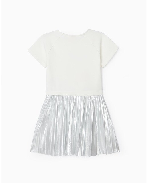 Vestido de niña efecto 2 en 1 con falda plisada · Zippy · El Corte Inglés
