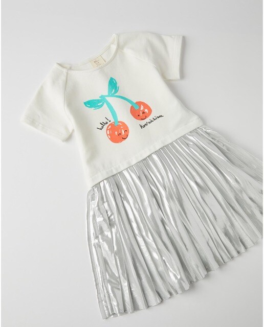 Vestido de niña efecto 2 en 1 con falda plisada · Zippy · El Corte Inglés