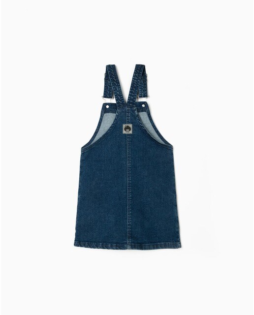 Pichi de niña vaquero en color azul con tirantes ajustables · Zippy · El  Corte Inglés