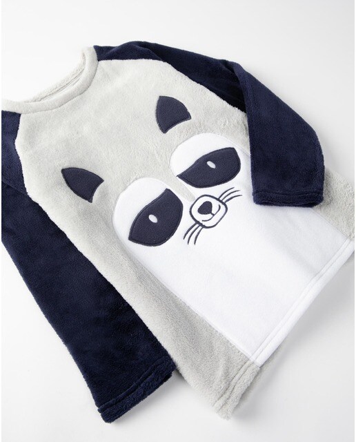 Pijama de niño de coralina en color azul marino y gris · Zippy · El Corte  Inglés