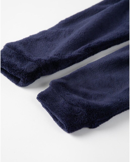 Pijama de niño de coralina en color azul marino y gris · Zippy · El Corte  Inglés