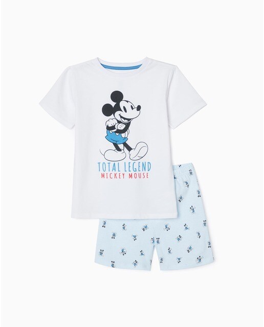Pijama de niño en blanco con estampado Mickey · Zippy · El Corte Inglés