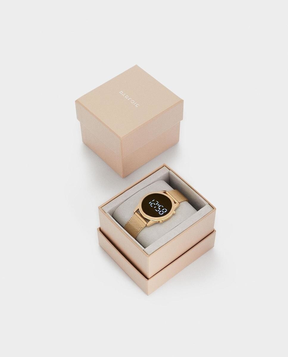 Reloj de mujer Parfois redondo en dorado · Parfois · El Corte Inglés