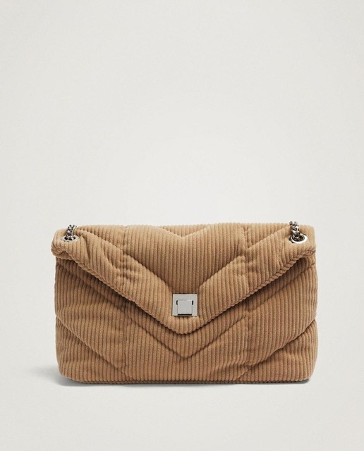 Bandolera de mujer Parfois en camel con