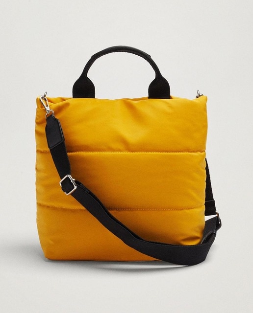 Bolso de mano Parfois acolchado en mostaza · Parfois · El Corte Inglés