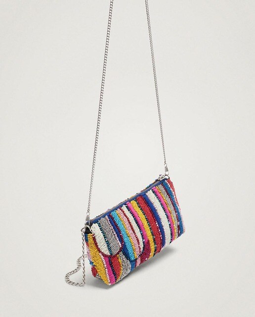 Bolso de fiesta Parfois con cuentas en varios colores · Parfois · El Corte  Inglés
