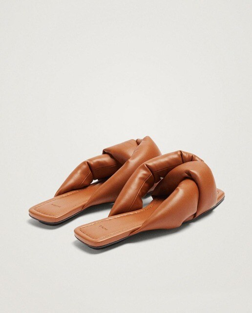 Sandalias planas de mujer con tiras gruesas en marrón · Parfois · El Corte  Inglés