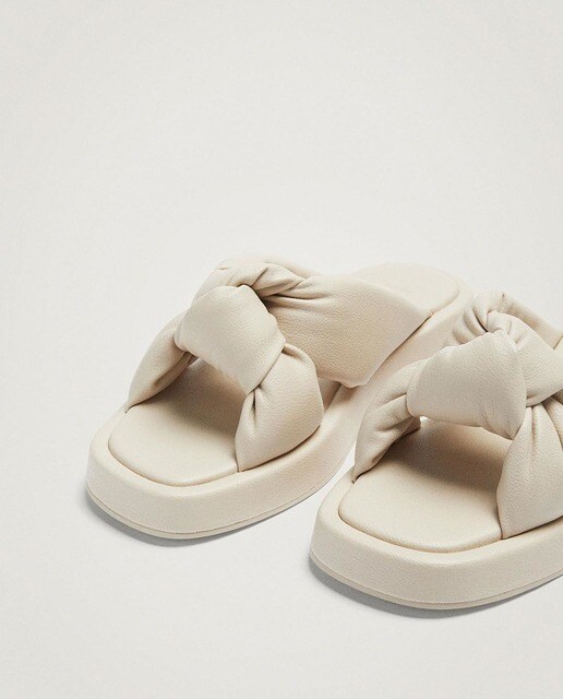 Sandalias planas de mujer con tiras gruesas en crudo · Parfois · El Corte  Inglés