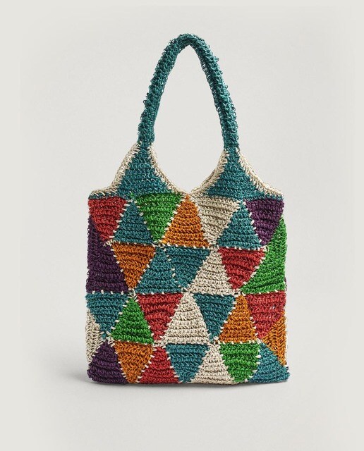 Bolso de hombro Parfois estilo shopper de punto en varios colores · Parfois  · El Corte Inglés