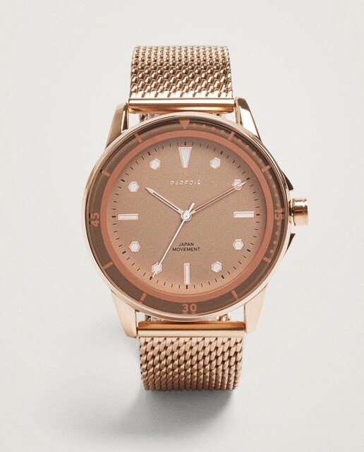 Reloj de mujer Parfois redondo en oro rosa · Parfois · El Corte Inglés