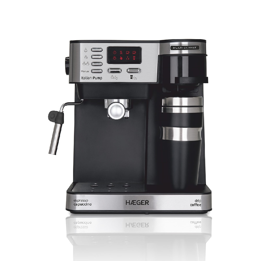 Cafetera Espresso HAEGER MULTI COFFEE Café espresso y café por goteo Cafetera Espresso HAEGER MULTI COFFEE Café espresso y café por goteo