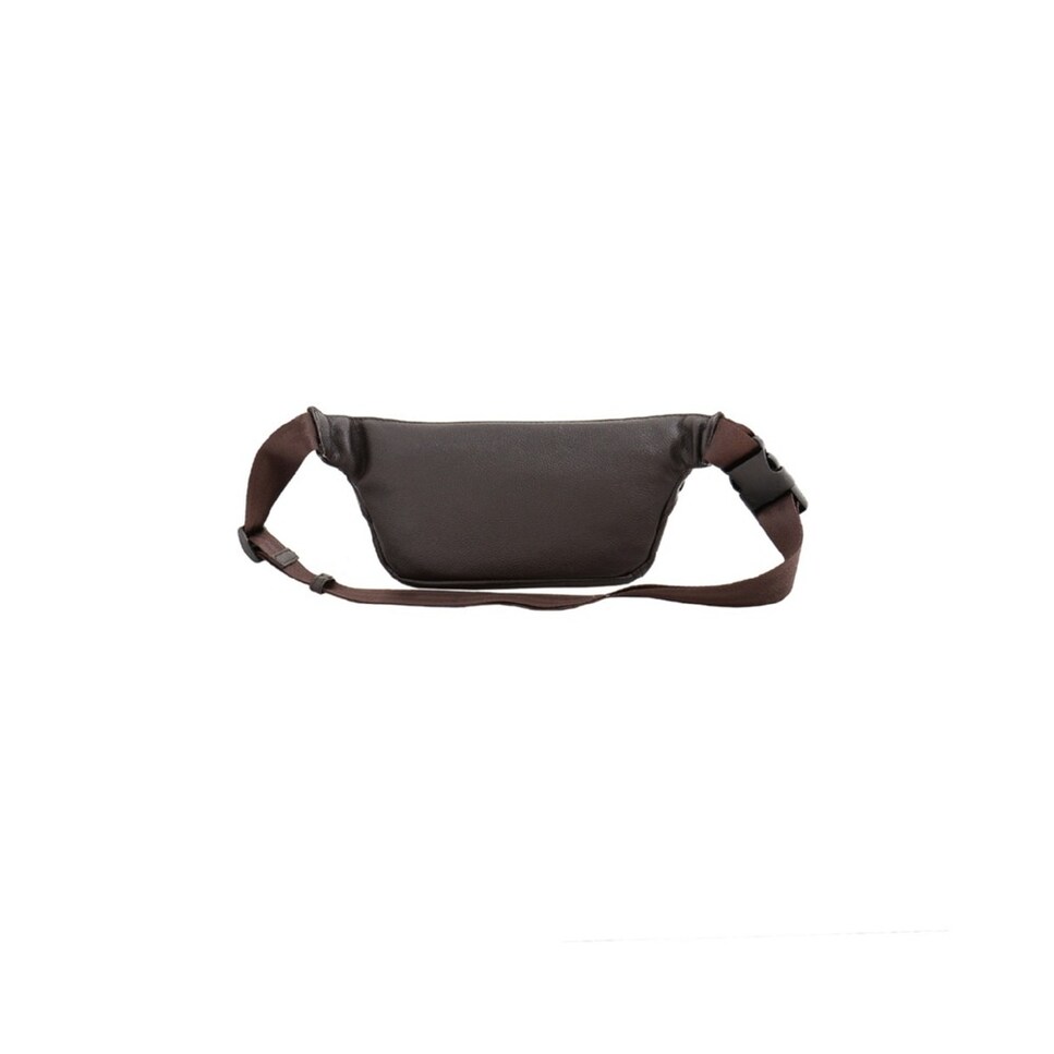 Bolsa de Cintura em Pele Genuína Preto 3