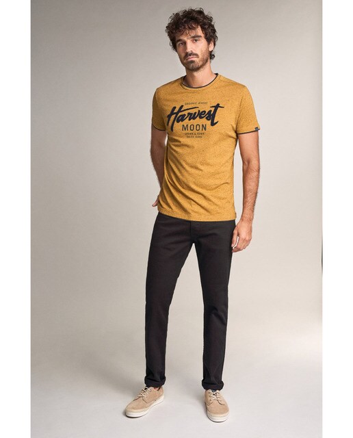 camisa camel hombre