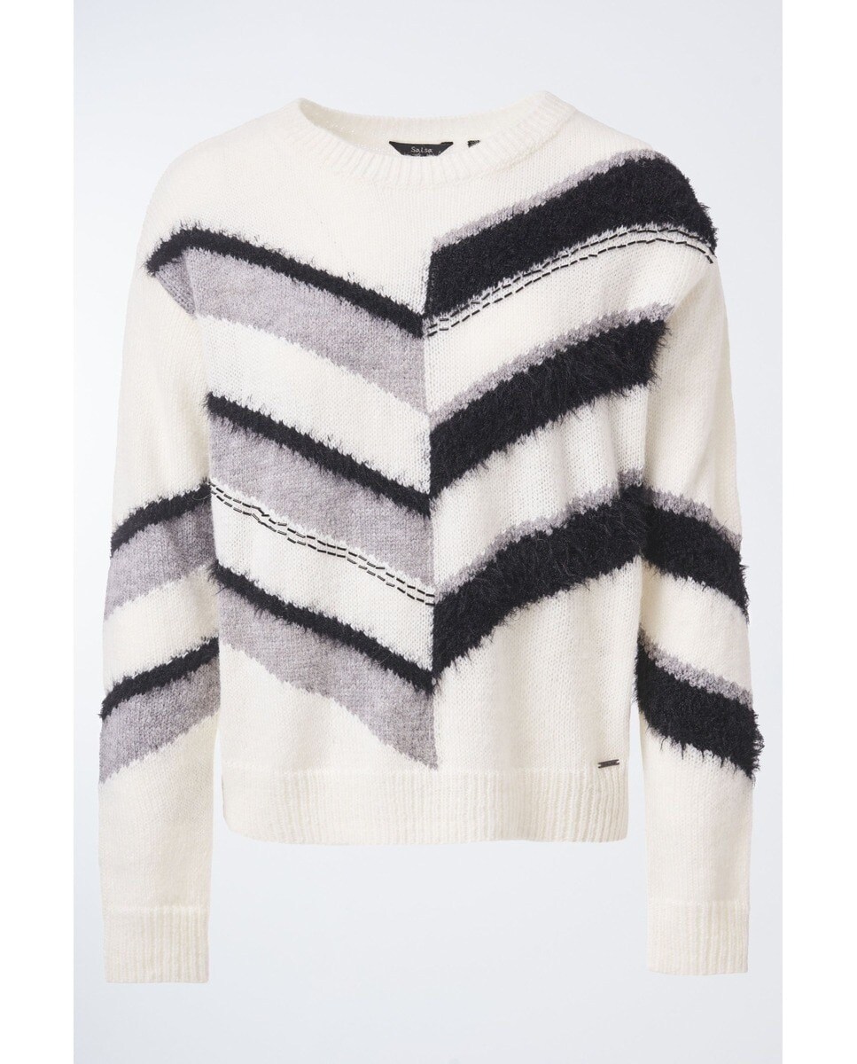 Jersey de punto de mujer con tejido brillante · Salsa · El Corte Inglés