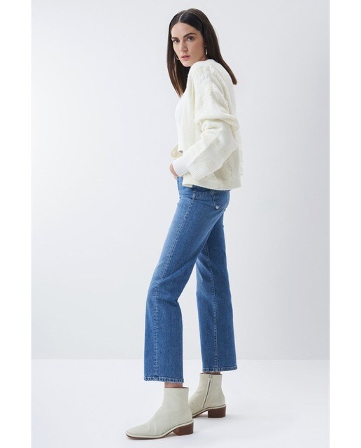 Chaqueta de punto de mujer con trenzados y manga larga · Salsa · El Corte  Inglés