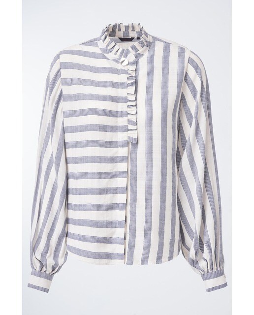 Camisa de mujer de manga larga con rayas · Salsa · El Corte Inglés