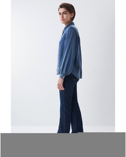 Camisa de mujer vaquera con detalle en hombros · Salsa · El Corte Inglés